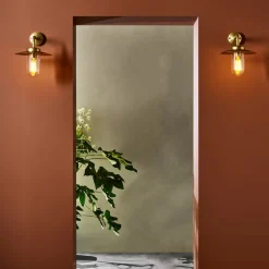 Portree vegglampe IP44 - Messing