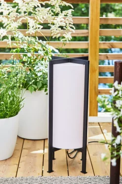 Pullert Sylinder 54 cm 6W - Garden24 - Svart