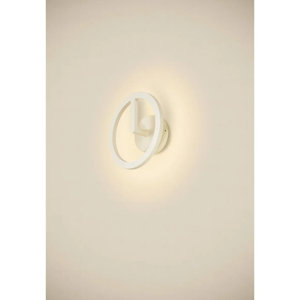 Q-ring 27 cm vegglampe utendørs 10W 3000 kelvin IP65 - dimbar
