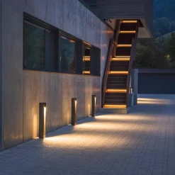 Quad pullert 90 cm IP65 3000 Kelvin 18W