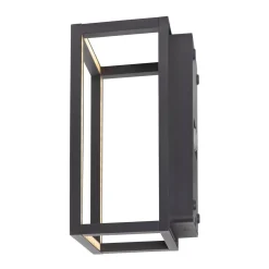 Quadrulo vegglampe utendørs 7,4W 3000 Kelvin IP55