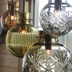 Rav Krystallkuler 5 stk - Sort Baldakin