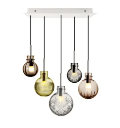 Rav Krystallkuler 5 stk - Sort Baldakin