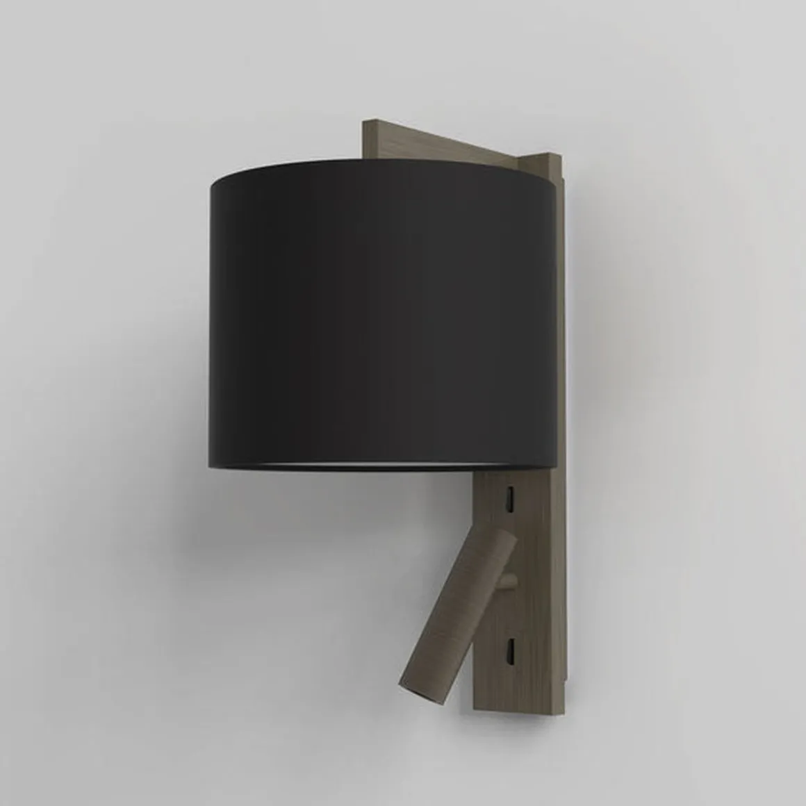 Ravello LED Reader vegglampe rund skjerm