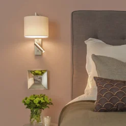 Ravello LED Reader vegglampe rund skjerm