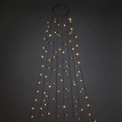 Ringslynge 2,4 meter Firefly 8 x 30 amber LED - Frostet