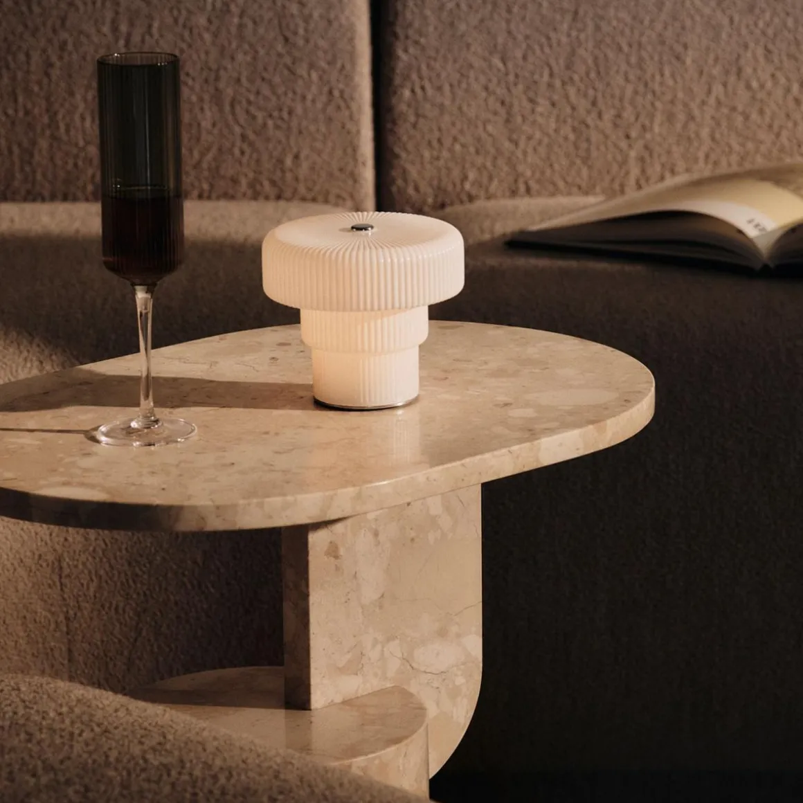 Ripple bærbar bordlampe