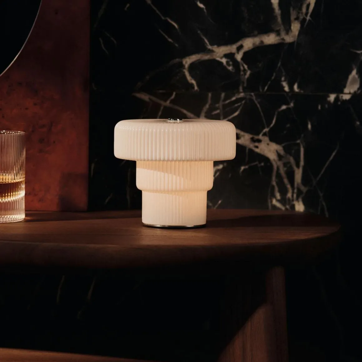 Ripple bærbar bordlampe