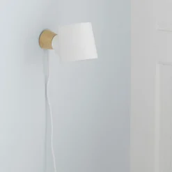 Rise vegglampe, hvit