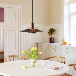 Rivoli takpendel 40 - Svart/krom