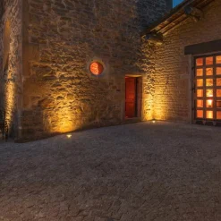 Rocci 125 rund nedfellbar uplight 6W 3000 Kelvin IP67