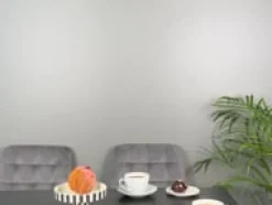 Roma taklampe 4-lys - Svart/Opal