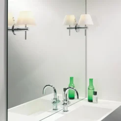 Roma vegglampe IP44 - Matt Svart