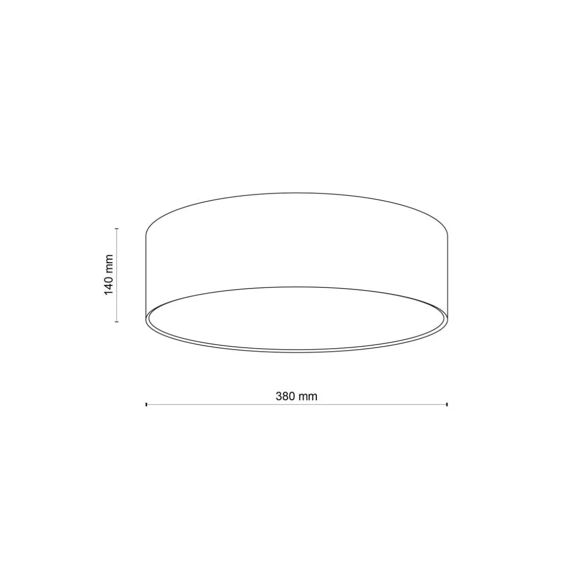 Rondo kids taklampe 38 cm