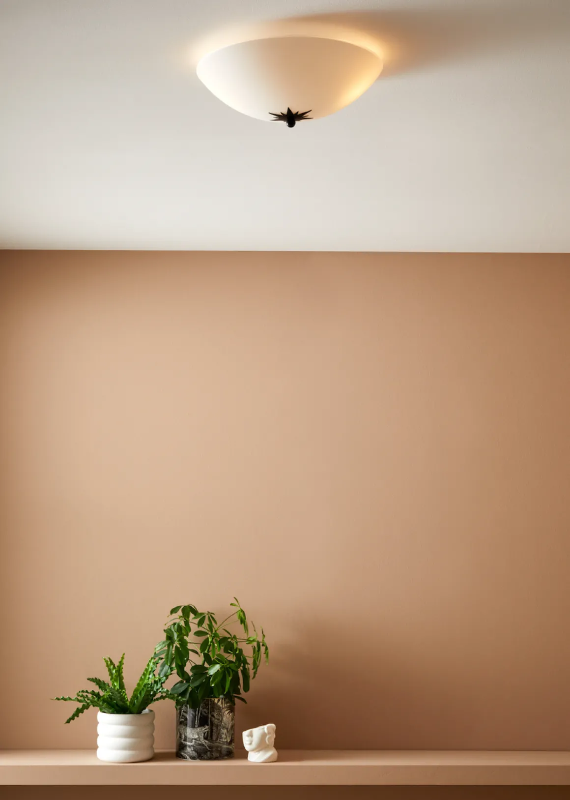 Rose plafond 35 cm hvit - Hvit