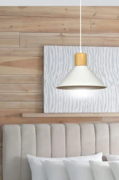 Rowen takpendel 25 cm - Hvit/Tre