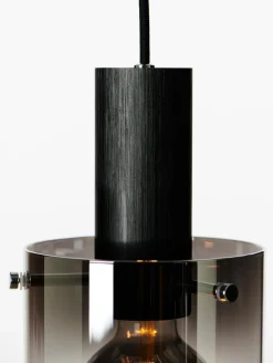 Roxy takpendel 20 cm - Røykfarget