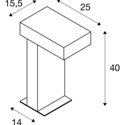 Rusty pullert 40 cm IP44
