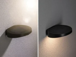 Ryse vegglampe utendørs 1,2W 3000 Kelvin m/bevegelses sensor - Solcelle