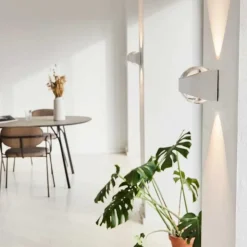 Saga vegglampe IP65 12W 3000K - Hvit