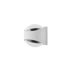 Saga vegglampe IP65 12W 3000K - Hvit