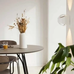 Saga vegglampe IP65 12W 3000K - Hvit