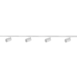 Secco spotskinne 4 spotter 2 meter - Pure white