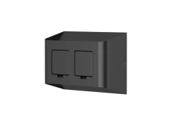 Søgne vegglampe utendørs opp/ned lys IP44 10W m/dobbel stikkontakt - Dimbar