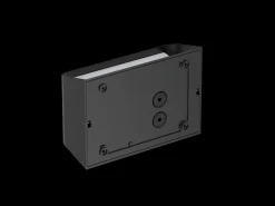 Søgne vegglampe utendørs opp/ned lys IP44 10W m/dobbel stikkontakt - Dimbar