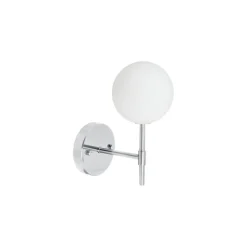 Sigma vegglampe IP23 - Krom/Opal