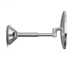 Simplehuman sminkespeil med lys, 20cm veggmontert kabel - Børstet stål