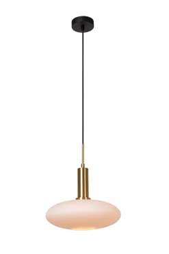 Singala takpendel 30 cm - Svart/Opal/Messingfarget