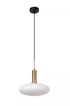 Singala takpendel 30 cm - Svart/Opal/Messingfarget