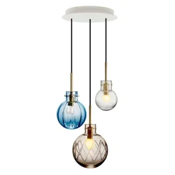 Skjærgård Krystallkuler 3 stk - Sort Baldakin