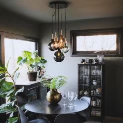 Skumring Krystallkuler 5 stk - Sort Baldakin