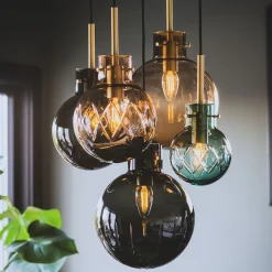 Skumring Krystallkuler 5 stk - Sort Baldakin