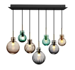 Skumring Krystallkuler 7 stk - Sort Baldakin