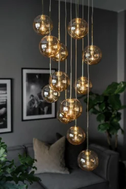 Skyfall takpendel - Amber