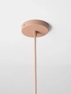 Socket takpendel lav - rosa