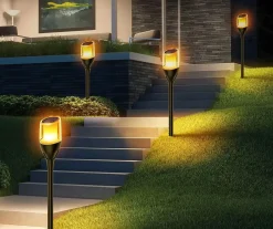 Solar Flame hagebelysning 1W 1600K IP65 - Solcelle