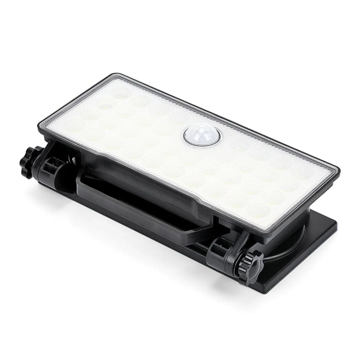 Solar portabel vegglampe 10W 3000 Kelvin IP65 utendørs med solcelle og sensor