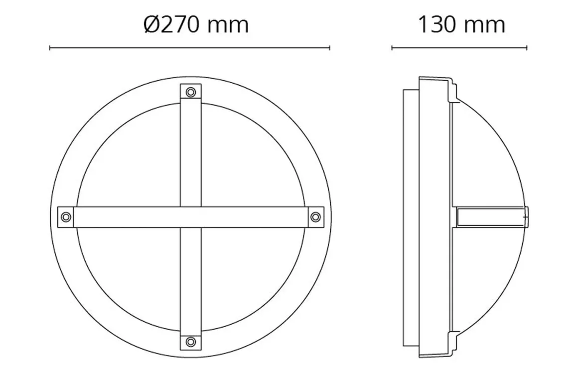 Solo vegglampe utendørs E27