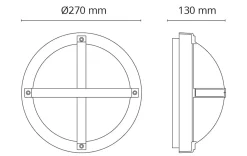 Solo vegglampe 11,5W 3000K dimbar