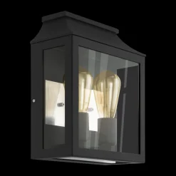 Soncino vegglampe utendørs IP44 - Svart