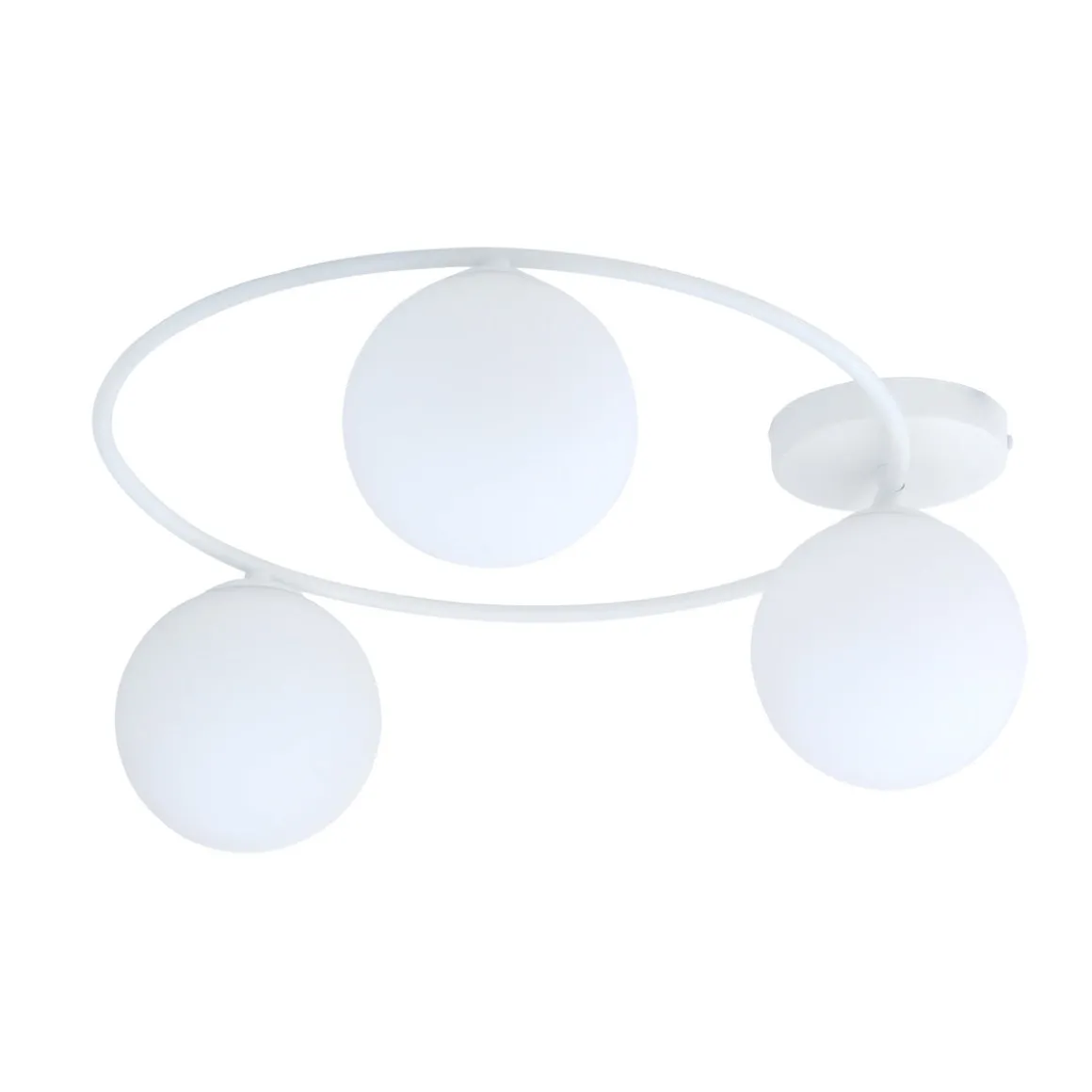 Sopra taklampe 3-lys - Hvit/Opal