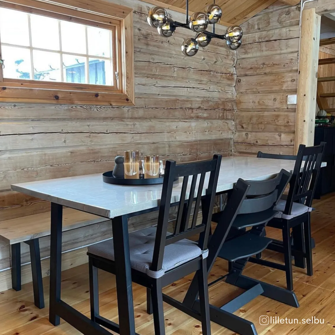 Soprano takpendel - Svart