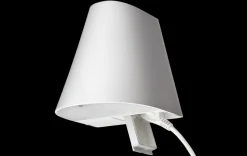 Spike 920 lumen 11W LED + opplys 6W - Skumringssensor og stikkontakt - Hvit