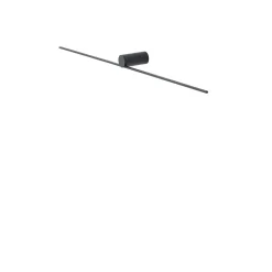 Spin vegglampe medium 99 cm 14W 3000K - Svart