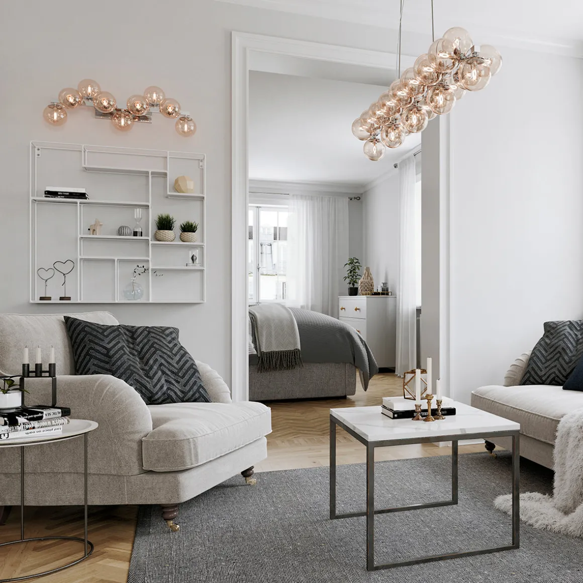 Splendor bar takpendel - Amber