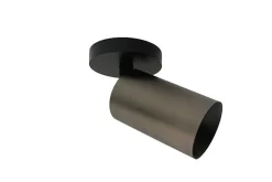 Spoton Circle takspot 1 lys GU10 - Svart/Titanium